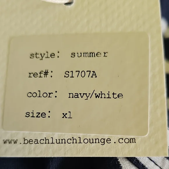 beachlunchlounge Navy and White Striped Tank Dress - Picture 8 of 8